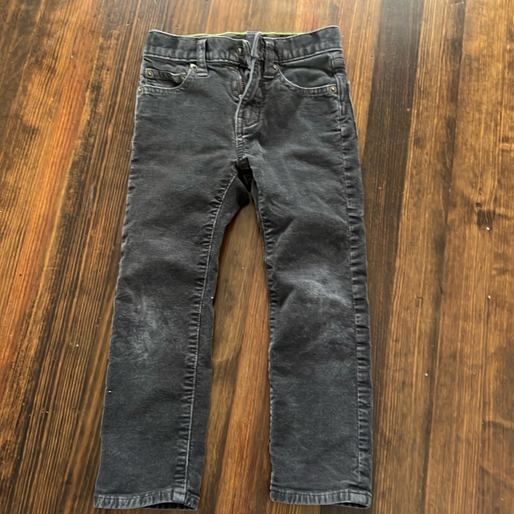 Crewcuts boys grey corduroy pants, size: 4T